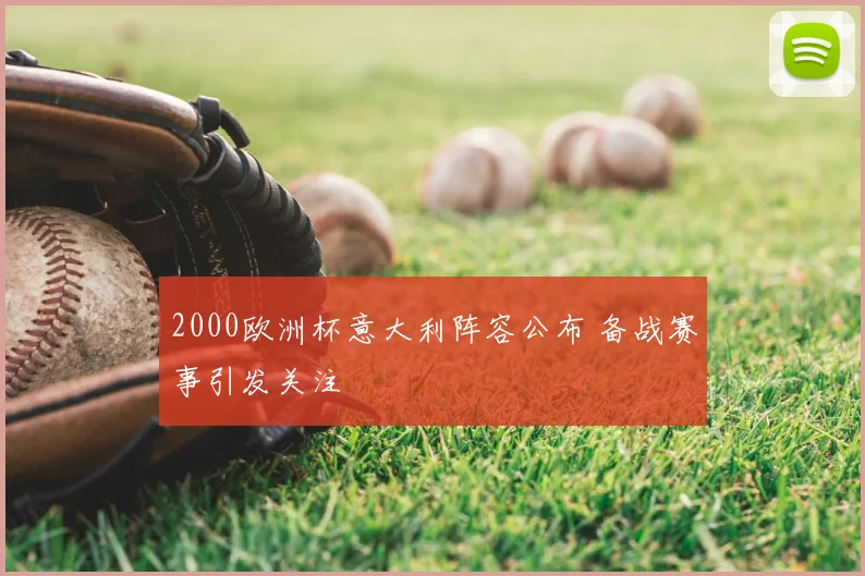 2000欧洲杯意大利阵容公布 备战赛事引发关注